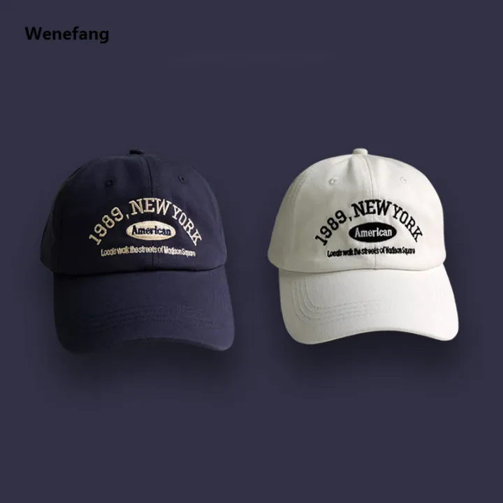 Wenefang%20Korean%20Retro%20Baseball%20Hat%20Women's%20Autumn%20Winter%20Versatile%202025%20Ins%20Street%20Letter%20Embroidered%20Caps%20Summer%20Couple%20Men%20-%20Image%202
