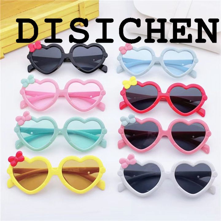DISICHEN%20Profesional%20New%20Children's%20Love%20Shape%20Sunglasses%20Girls'%20Decorative%20Bow%20Sun%20Glasses%20Cute%20Baby%20Outdoor%20Sunshade%20Eyewear%20UV400%20Oculos%20De%20Sol%20-%20Image%206