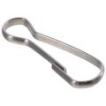 100 Pcs Durable 304 Stainless Steel Spring Hooks 1 Inch 25mm Metal Snap Clip Hooks Lanyard Rust-Proof Small Spring Clips ID Card. 