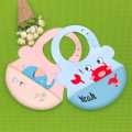 Silicone Baby Bibs - Soft Silicone Bib with Food Catcher and Waterproof Material (Pack of 1). 