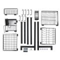 Single Layer Dish Drainer Holder Stainless Steel Kitchen Rack. 
