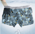 Men Underwear Boys Gents Teenager Underwear Polyester Cool Ice Feeling Boxer Briefs Shorts Boxers Trunks Soft Very Comfortable Stretching Home Gym Sport Underwear Black Green Grey Blue Machine Washable Different Colors   XL XXL Panties Panty. 
