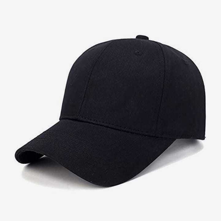 Solid Cotton Regular Fit Adjustable Cap