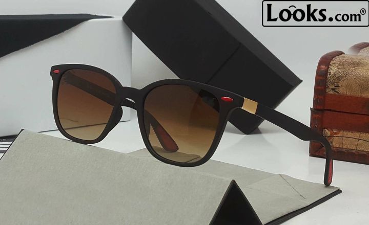 Wayfarer Brand Designer Matte Brown Unique Polarized Sunglasses