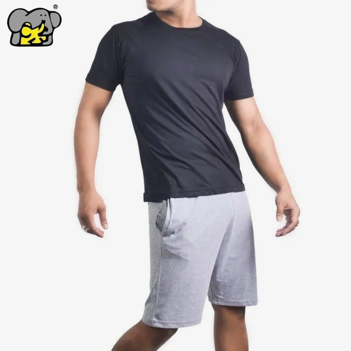 SHANGRI-LA%20Combo%20Of%20100%25%20Cotton%20T-Shirt%20And%20Shorts%20For%20Men%20-%20Fashion%20%7C%20T-Shirts%20For%20Men%20%7C%20Men's%20Wear%20%7C%20Printed%20T-Shirts%20%7C%20Shorts%20%7C%20-%20Image%202