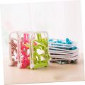 Folding Portable Laundry Hanger with 12 Clips Drying Rack for Socks&Lingerie Plastic Clothes Pins. 