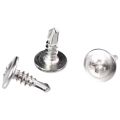 Fifty percent discount M4.2 #8 M4.8 #10Truss Head Sheet Metal Screws Assortment 410 Stainless Steel Self Tapping Drilling Screws for Metal Plastic Wood. 