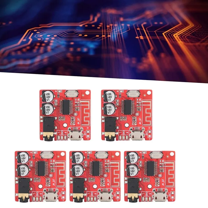 LKPCIGCXM%205PCS%20DIY%20Bluetooth%205.0%20Receiver%20Board%20Lossless%20Decoder%20Board%20Wireless%20Stereo%20Music%20Module,Speaker%20Amplifier%20Module%20-%20Image%204