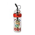 High Appearance 620ml Crayon Shin-chan Water Cup Transparent Cartoon Straw Cup Children's Water Bottle Gifts. 