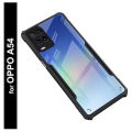 Cover for Oppo A54 | Four Corner Hybrid Soft PC Anti Clear Gel TPU Bumper Back Case. 