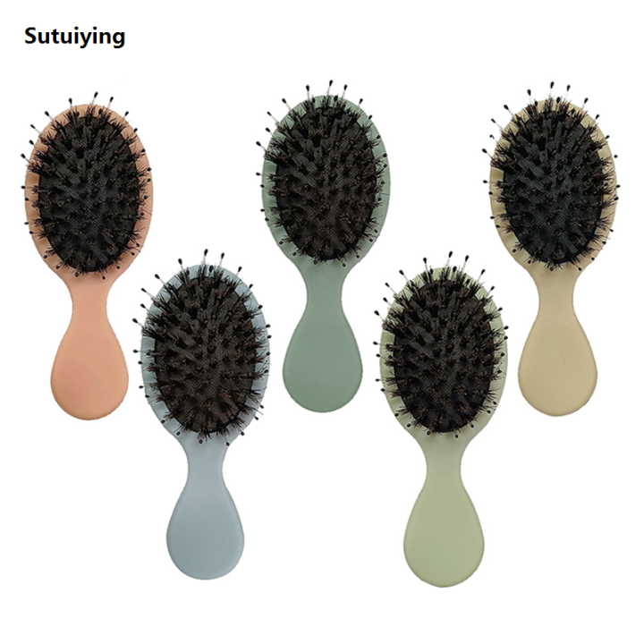 Sutuiying%20New%20Natural%20Boar%20Bristle%20Oval%20Hair%20Brush%20Comb%20Head%20Scalp%20Massage%20Comb%20Portable%20Horsehair%20Comb%20Fashion%20Styling%20Tool%20-%20Image%204