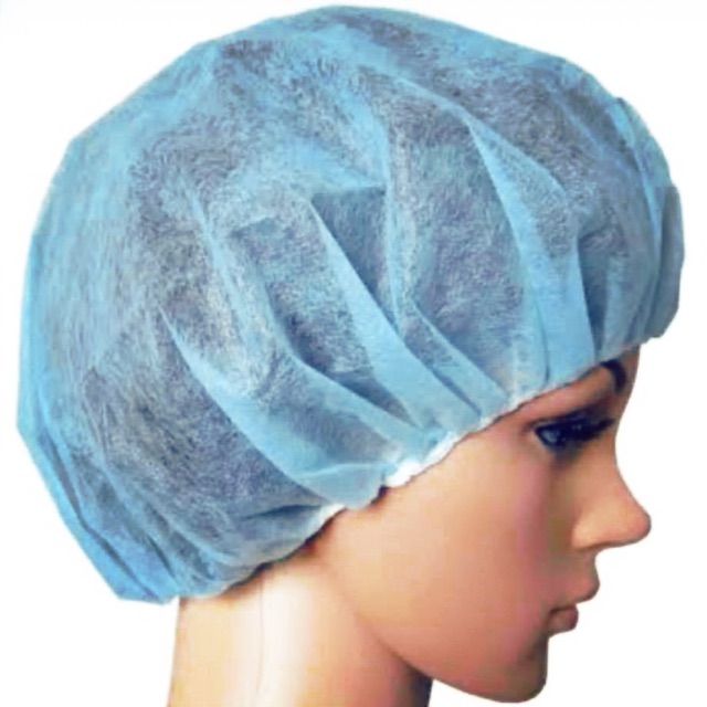 100%20Pcs%20Disposable/%20Stretchable%20/%20Non%20Woven%20/%20Surgical%20/%20Medical%20/%20Bouffant%20Head%20Cap%20-%20Image%205