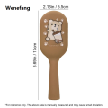 Wenefang Milk Tea Bear Hairdressing Comb Detangling Tangled Teasing Brush 2025 For Hair Comb Pro Hair Brush Professional Hairdressing Tools. 