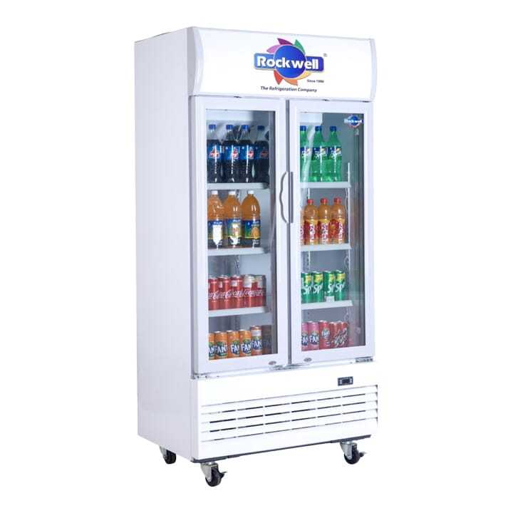 Rockwell 500 Litres Visi Cooler Chiller With Back-Lit Canopy (RVC 580DD)