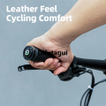 Difutagui ROCKBROS MTB Road Bike Handlebar Grips Microfiber Leather Dustproof Aluminum Fifty percent discount Alloy Lock Ring Ultralight Cycling Grip Bicycle Accessories. 
