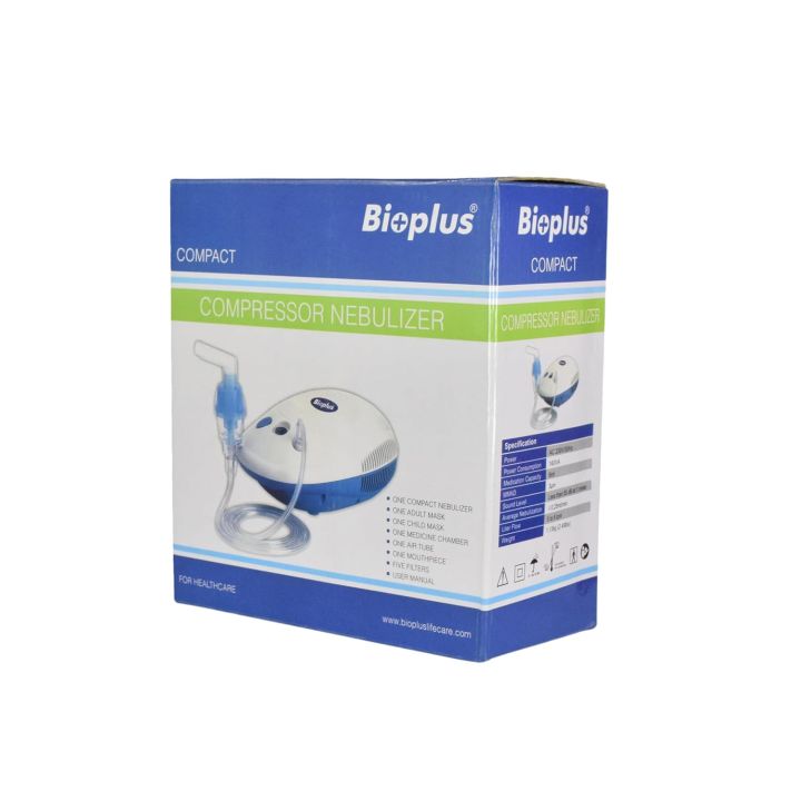 Bioplus Compact Compressor Complete Kit Nebulizer with Child and Adult ...