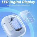 Bluetooth Ultrapods Earbuds, Aceflows ENC Noise Canceling Earbuds, HiFi Dual Stereo Microphone Mini in-Ear Earbuds Touch Control, LED Digital Display. 