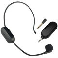 UHF Wireless Headset Microphone 25M Range Bluetooth 5.0 for Teaching and Stage Performance. 
