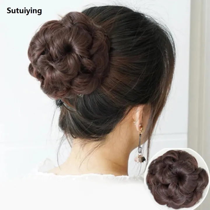 Sutuiying%20Synthetic%201PC%20woman%20invisible%20natural%20Short%20Curly%202025%20New%20Wig%20Clip%20Fluffy%20Pear%20Blossom%20wig%20Headdress%20Clip%20-%20Image%203