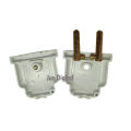 2 Pin Power Plug Male Socket 6A Round Tip Pack of 4 Pcs. 