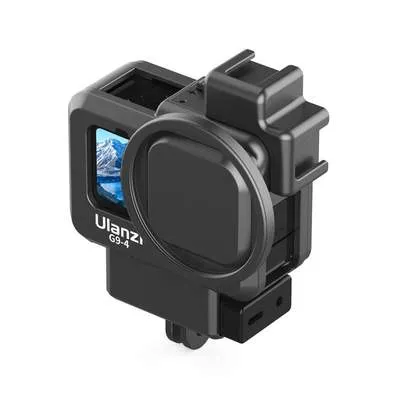 Ulanzi%20G9-4%20Gopro%209/10%20Protective%20Case%20For%20Gopro%20Hero%209%20With%2052mm%20Filter%20Adapter%20Type-c%20Charging%20Port%203.5mm%20Microphone%20Adapter%20Holder%20-%20Image%205