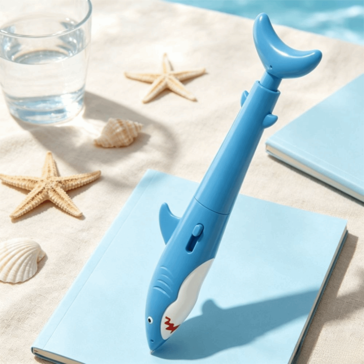 Stationery Shark Design Ballpoint Pen Ocean Fish Design Cartoon Shark ...