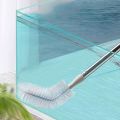 Brush Cup Scrubber Scratch-Free Bucket Brush Stainless-Steel Gray Water Bottle Cleaner Brush Deep Clean Long Handle Washing Bottle Brush Water Bottle. 