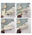 Women’s PU Leather Handbag 2607 | Stylish Ladies Shoulder & Crossbody Bag with Chain Strap & Pendant | Party Casual Mini Bag for women. 