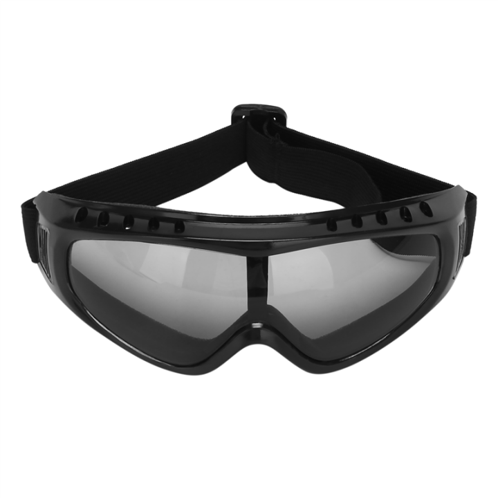 FORIDE%204X%20Goggles%20Clear%20Glasses%20Wind%20Dust%20Protection%20Motorcycle,%20Black%20-%20Image%203
