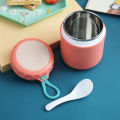 lululemon Lightweight Soup Thermal Jar Insulated Stainless Steel Food Container for Kids Leakproof Vacuum Lunch Cup with Handle for Hot Cold Food. 