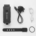 Durable 2 in1 Bicycle Light 3 Light Modes 120 Decibels Loud Bike Handlebar Light USB Rechargeable with Horn Flashlight Bike Flashlight For Night Riding. 