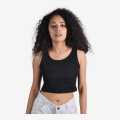 Crop Sando Top T-Shirt Short Sleeve Loose Fit Casual Style Women's Clothing. 