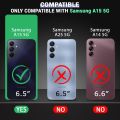 Silicone Case for Samsung Galaxy A15 5G - Camera Protective Flexible Phone Back Cover - Black. 