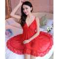 Nightwear Babydoll Honeymoon Backless Lingerie Set for Women. 