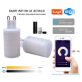 Voice Activated Tuya WiFi Smart LED 6W G9 Bulbs, 3-Pack, Halogen Style Dimmable Lights, EU Plug for Home. 