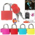 Outdoor security lock Sturdy High-security Rust-resistant Heavy duty padlock Heavy duty Weatherproof Keyed shackle lock for Home security Warehouse protection Luggage lock Gym locker lock Bike lock. 