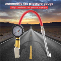 Digital Car Air Tire Gauge Inflator Meter Pressure Manometer With Pvc Pipe Hose For Air Compressor For Charging Car Truck Suv. 