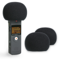 2Pcs Microphone Windscreen Windscreen Muff Wind Cover + Foam Microphone Windscreen Cover for Zoom H1 H1N Mic. 