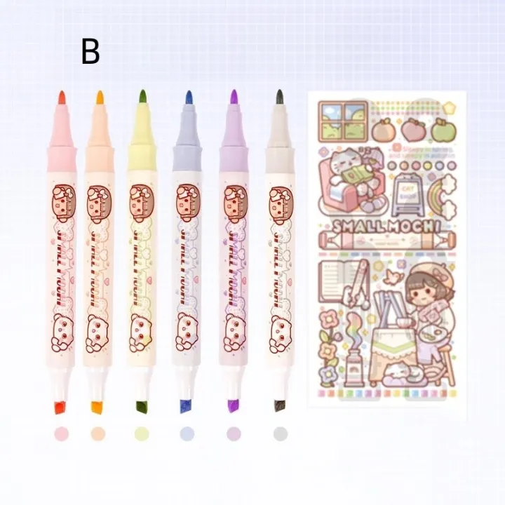 Panda%20Online%20Small%20Potato%20Series%20Student%20Stationery%20Marking%20Key%20Color%20Marking%20Pen%20Hand%20%20Book%20Color%20Pen%20Watercolor%20Effects%20Coloring%20%20Calligraphy%20-%20Image%205