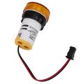 Mini Digital Voltmeter Ammeter 22mm Round AC 50-500V 0-100A Amp Volt Voltage Tester Meter Dual LED Indicator. 