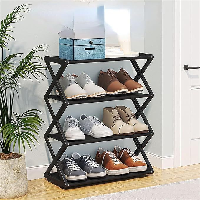 New%204-Tier%20Stackable%20Shoe%20Rack%20Organizer%20with%20Geometric%20Design%20-%20Image%205