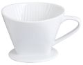 Hand Punch Coffee Filter cone Cup Ceramic. 