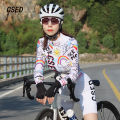 2025 new CSED Cycling Jersey Spring Summer Autumn Bicycle Riding Soft Clothes Women's Long Sleeved Bike Slim Top Clothing Breathable. 