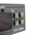 Stc-3008 110-220V Dual Digital Thermostat Temperature Controller For Incubator Thermostat Hygrometer Dehumidifier Humidistat. 