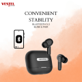 Vestel ZAPP ZE101 Earbuds | Bluetooth 5.3 | Quad Mic ENC | 45ms Ultra-Low Latency | Deep Bass | True Bass Sound | BT Calling | IPX6 Waterproof | 40H Battery Life | 13mm Drivers | One-Touch Voice Assistant | Wireless Earbuds for Gaming & Music. 