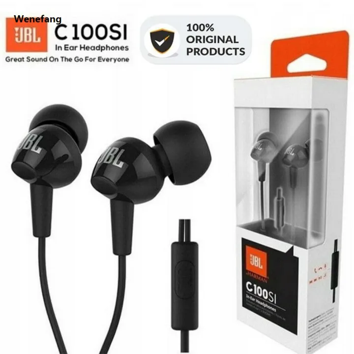 Wenefang%20JBL%20C100Si%20Original%203.5mm%20Jack%20Wired%20In-ear%20Stereo%20Earphone%20With%20Harman%20Pure%20Bass%20Sound%20Music%20Sports%20Gaming%20Headset%20With%20Mic%20Handsfree%20For%20ios%20iPhone%20and%20Android%20Huawei/Xiaomi/oppo/vivo/Samsung%20-%20Image%202