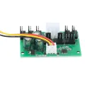 NAMUNY 2Pcs Computer Case Miner Fan Speed Controller 8 Port 4-Pin Fan Hub PWM High-Power Fan Controller Fan Speed Governor. 