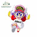 EARLFAMILY 13cm for Arale Fine Decal Vinyl Car Sticker Body Car Bumper Truck Camper Waterproof Sunscreen Decals Custom Printing. 