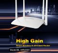 LB-Link BL-WR450H 300Mbps Wireless Router/Extender – 4 High-Gain Antennas, WiFi Repeater, Access Point, Smart DSL AP/Client Router. 