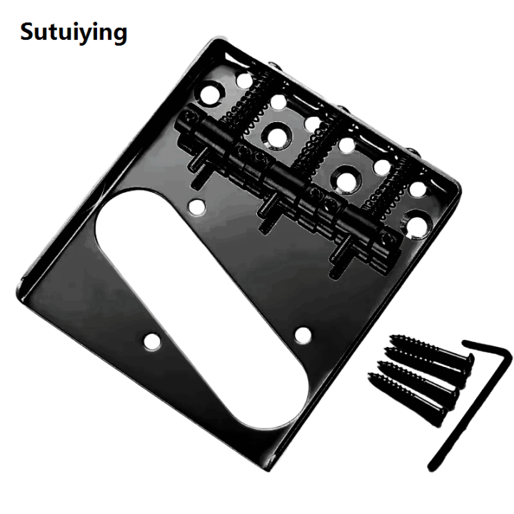 Sutuiying%20Pro%20Telecaster%20TL%20Bridge%20Upgrade%20%7C%206-Point%20Brass%20Saddles%20+%20Ashtray%20Design%20%7C%20CNC%20Aluminum%20Base%20for%20Vintage%20Tone%20Enhancement%20-%20Image%208